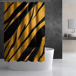 Шторка для душа Тигровый раскрас, цвет: 3D-принт — фото 2