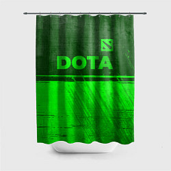 Шторка для душа Dota - green gradient посередине, цвет: 3D-принт
