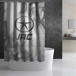 Шторка для душа JAC - white gradient, цвет: 3D-принт — фото 2