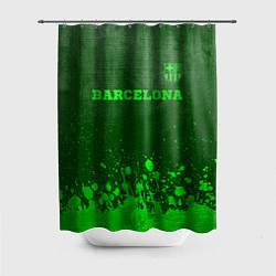 Шторка для душа Barcelona - green gradient посередине, цвет: 3D-принт