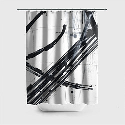 Шторка для душа Графичная абстракция, цвет: 3D-принт