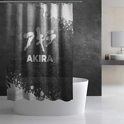 Шторка для душа Akira - grey gradient, цвет: 3D-принт — фото 2