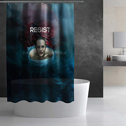 Шторка для душа Рассказ служанки - Джун, цвет: 3D-принт — фото 2