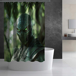 Шторка для душа Рептилия Мортал комбат, цвет: 3D-принт — фото 2