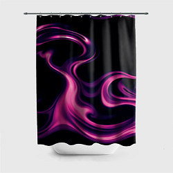 Шторка для душа Color pink smoke, цвет: 3D-принт