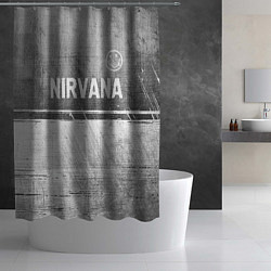 Шторка для душа Nirvana - grey gradient посередине, цвет: 3D-принт — фото 2