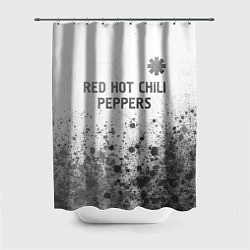 Шторка для душа Red Hot Chili Peppers - white gradient посередине, цвет: 3D-принт