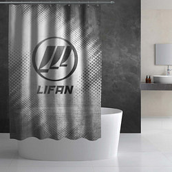 Шторка для душа Lifan - white gradient, цвет: 3D-принт — фото 2