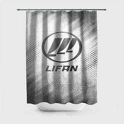 Шторка для душа Lifan - white gradient, цвет: 3D-принт