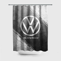 Шторка для душа Volkswagen - grey gradient, цвет: 3D-принт