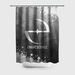 Шторка для душа Evanescence - grey gradient, цвет: 3D-принт