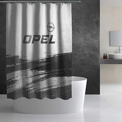 Шторка для душа Opel - white gradient посередине, цвет: 3D-принт — фото 2