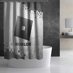Шторка для душа Roblox - white gradient, цвет: 3D-принт — фото 2