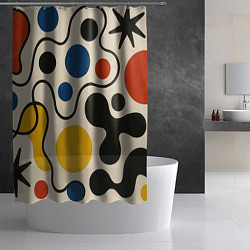 Шторка для душа Пятна, цвет: 3D-принт — фото 2