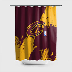 Шторка для душа Cleveland Cavaliers NBA team, цвет: 3D-принт