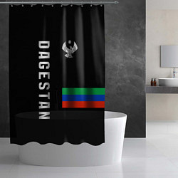 Шторка для душа Dagestan republic, цвет: 3D-принт — фото 2
