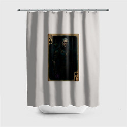 Шторка для душа Кувад Дак: валет пик, цвет: 3D-принт