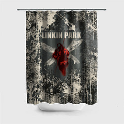 Шторка для душа Linkin Park - Hybrid Theory, цвет: 3D-принт