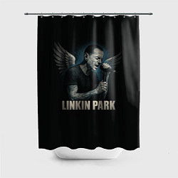 Шторка для душа Chester Bennington - Angel, цвет: 3D-принт