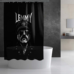 Шторка для душа Motorhead - lemmy, цвет: 3D-принт — фото 2