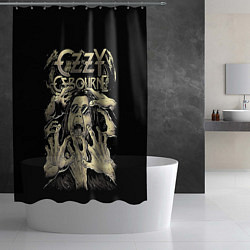 Шторка для душа Ozzy Osbourne - head and hands, цвет: 3D-принт — фото 2