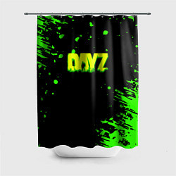 Шторка для душа Dayz кислотное краски логотип, цвет: 3D-принт