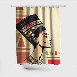 Шторка для душа Нефертити, цвет: 3D-принт