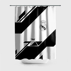 Шторка для душа Real Madrid geometry, цвет: 3D-принт