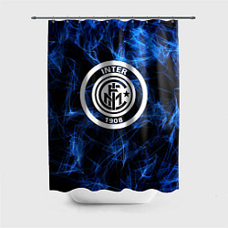 Шторка для душа Inter smoke neon, цвет: 3D-принт