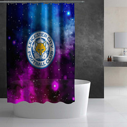 Шторка для душа Лестер сити космос, цвет: 3D-принт — фото 2