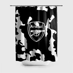 Шторка для душа Арсенал камуфляжные краски, цвет: 3D-принт