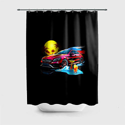 Шторка для душа Mercedes amg, цвет: 3D-принт