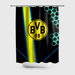 Шторка для душа Borussia соты броня, цвет: 3D-принт