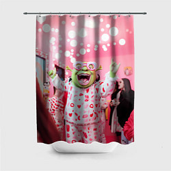 Шторка для душа Шрек пижамная вечеринка, цвет: 3D-принт