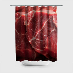 Шторка для душа Текстура мяса, цвет: 3D-принт