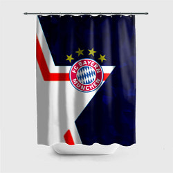 Шторка для душа Бавария звезды геометрия, цвет: 3D-принт