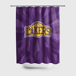 Шторка для душа NBA Los Angeles Lakers, цвет: 3D-принт