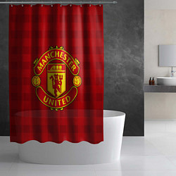 Шторка для душа Manchester United, цвет: 3D-принт — фото 2