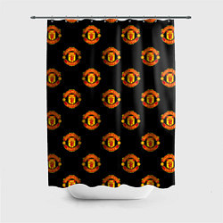 Шторка для душа Manchester United Pattern, цвет: 3D-принт