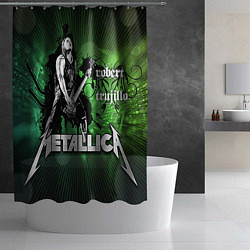 Шторка для душа Metallica: Robert Trujillo, цвет: 3D-принт — фото 2