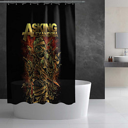 Шторка для душа Asking Alexandria, цвет: 3D-принт — фото 2