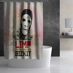 Шторка для душа Limp Bizkit, цвет: 3D-принт — фото 2