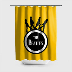 Шторка для душа The Beatles: Yellow Vinyl, цвет: 3D-принт