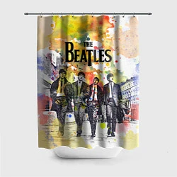 Шторка для душа The Beatles: Colour Spray, цвет: 3D-принт