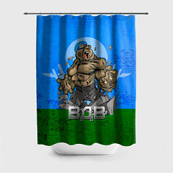 Шторка для душа ВДВ, цвет: 3D-принт
