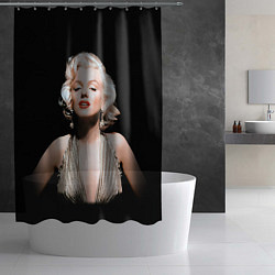 Шторка для душа Мерлин Монро 2, цвет: 3D-принт — фото 2