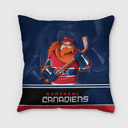 Подушка квадратная Montreal Canadiens, цвет: 3D-принт