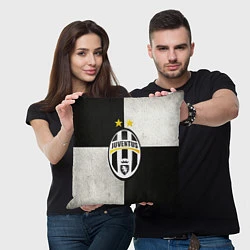 Подушка квадратная Juventus FC, цвет: 3D-принт — фото 2