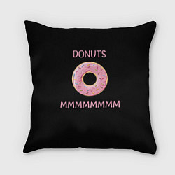 Подушка квадратная Donuts, цвет: 3D-принт