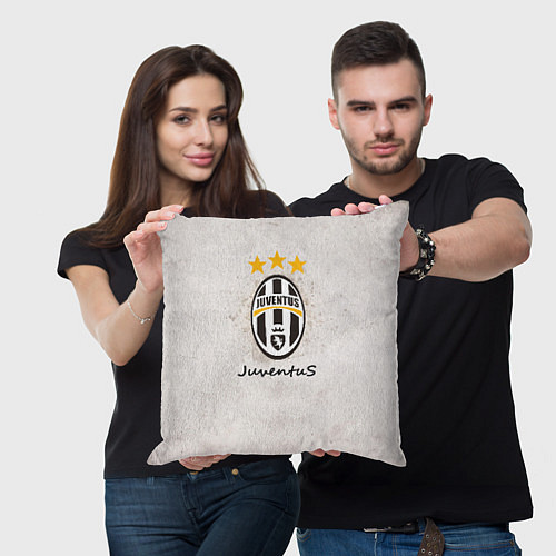Подушка квадратная Juventus3 / 3D-принт – фото 3